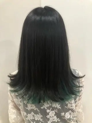 ミディアム カラー 福岡 舞のヘアスタイル