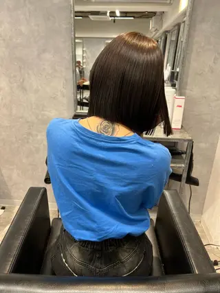 ショート カラー TOMONA👑 GiseL梅田店のヘアスタイル