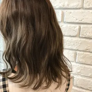 ミディアム カラー 日比 貴大/ minim hairのヘアスタイル