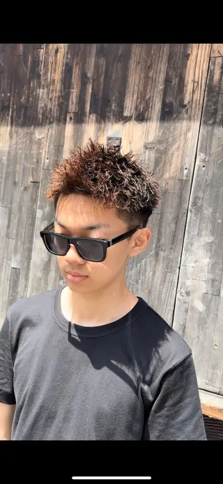 カラー パーマ メンズ 33〖SASA〗大阪店所属・西野 翔太のヘアスタイル