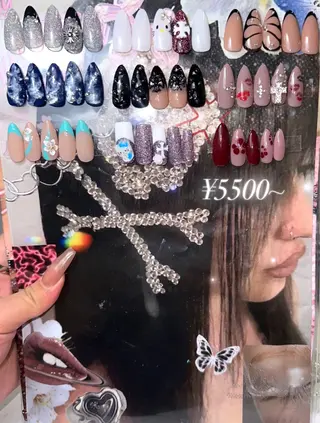 ネイル if Hair＆Nail Salon所属・IKA /海外ネイル /個性派/ワンホンのネイルデザイン