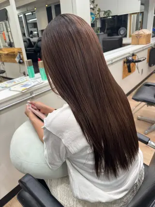 ロング ハイトーンカラー メンズパーマだいきのヘアスタイル