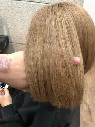 ミディアム カラー olino 【オリノ】西田辺のヘアスタイル