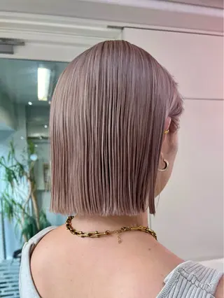 ショート ハイトーン×デザイン 似合わせ/Yoheiのヘアスタイル