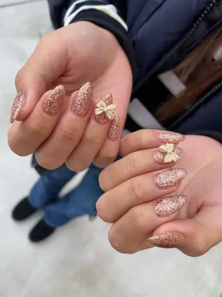 ロング ヘアアレンジ キッズ ネイル マツエク・マツパ アイブロウ 福田 加奈のネイルデザイン