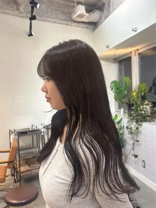 ロング 暖色カラー モデル募集中MICOのヘアスタイル
