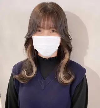 ミディアム カラー カラー系/カット特化 🟠オオタキマサシのヘアスタイル