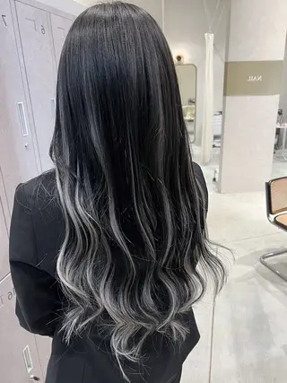 ロング 吉井 結唯のヘアスタイル