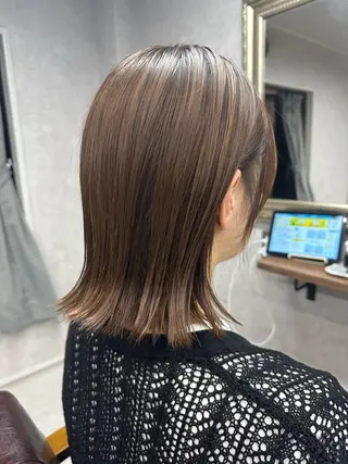 ミディアム カラー Lien 深井店のヘアスタイル