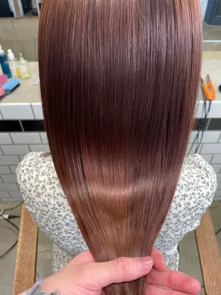 ロング カラー ヘアアレンジ 🌈本物の髪質改善 森田涼平のヘアスタイル