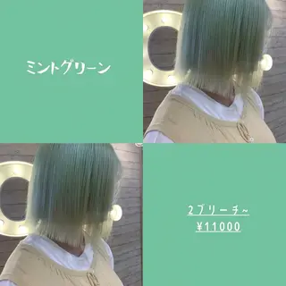 ミディアム カラー ウルフ🐺/ボブ ハイトーン🌈/増田のヘアスタイル