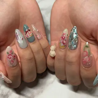 セミロング RIObyROSA所属・NAILS byRIOのネイルデザイン