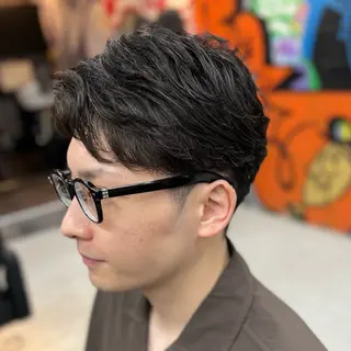 ショート パーマ メンズ 錦糸町/Men's cutパーマ石川史弥のヘアスタイル