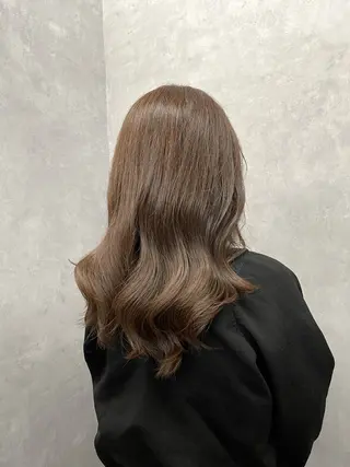 セミロング カラー yuri🌼 NUMBER 天王寺のヘアスタイル