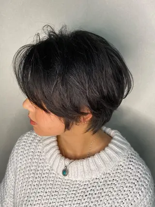 ショート ショートカット パーマ石井のヘアスタイル