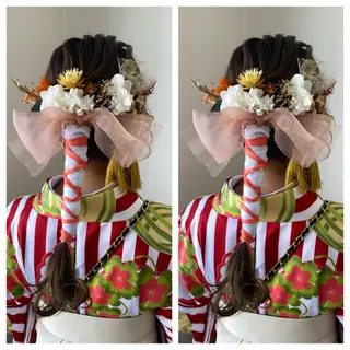 ヘアアレンジ 顔まわり‎🤍小顔 カット🤍みさきのヘアスタイル