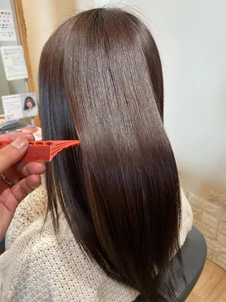 ロング カラー パーマ 関口 友行のヘアスタイル