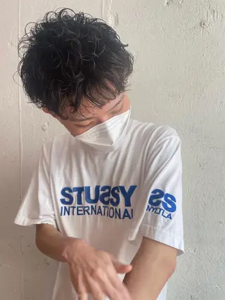 メンズ hisano / ハイトーン・透明感のヘアスタイル