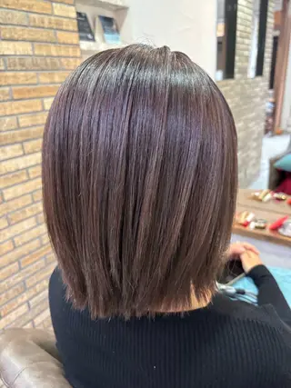 ショート カラー ショート・パーマ・デ ザインカラー/むつみのヘアスタイル