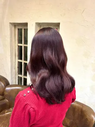 ロング カラー Belle 表参道店所属・cocoa /縮毛矯正🎀のヘアスタイル
