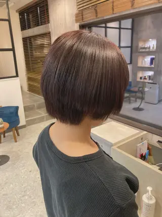 ショート HairSalon Productions所属・ハマノ ミユのヘアスタイル