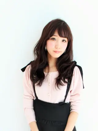 ミディアム パーマ 森田 真由のヘアスタイル