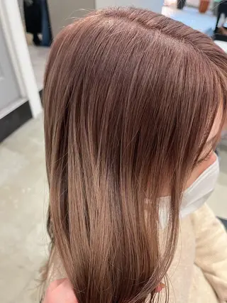 セミロング baton hair salon所属・✽透明感カラー ✽ 🍆那須ももこ🍑のヘアスタイル