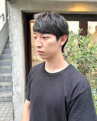 ショート メンズ 木村陸弥 似合わせ 透明感カラー🌿のヘアスタイル