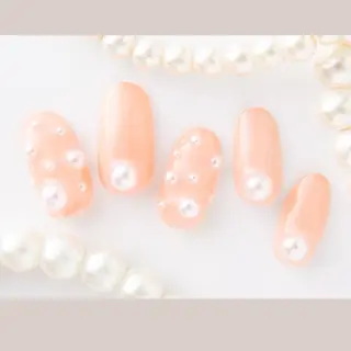 ネイル 💙🤍Tiary M🤍💙のネイルデザイン