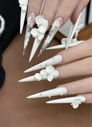 ネイル 長さだし専門 ありさのネイルデザイン