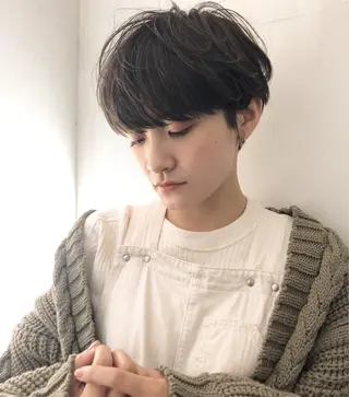 ショート カラー 下北沢 soiのヘアスタイル