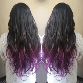 ロング カラー パーマ ヘアアレンジ メンズ キッズ ネイル マツエク・マツパ 新宿/髪質改善/ 美髪矯正✨浅江通友のヘアスタイル