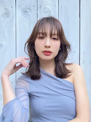 ミディアム ROW町田🌿 大人可愛い/艶髪改善のヘアスタイル