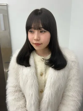 ロング 透明感カラー/美髪 縮毛矯正/🪡ハルカのヘアスタイル