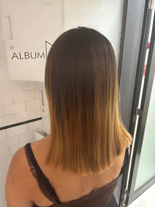 セミロング ALBUM Academy成田楓のヘアスタイル