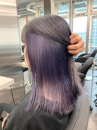 ミディアム カラー 店長担当🌟 矢吹ガブリエル🌟のヘアスタイル