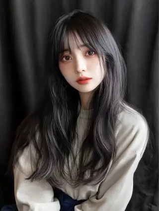 ロング カラー Maia透明感 赤み消しくすみカラーのその他イメージ