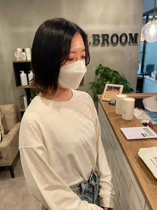 ショート S.BROOM なんばTAKUYAのヘアスタイル