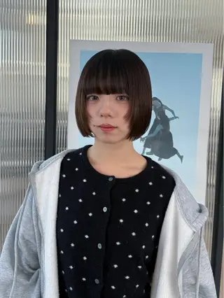 ショート カラー 韓国ヘア/透明感カラ ー/メンズレディースのヘアスタイル