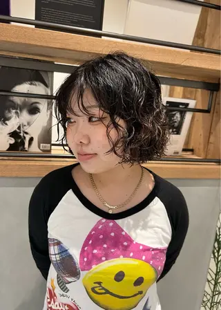 ショート パーマ/名古屋パーマ / コデラ ナナホのヘアスタイル