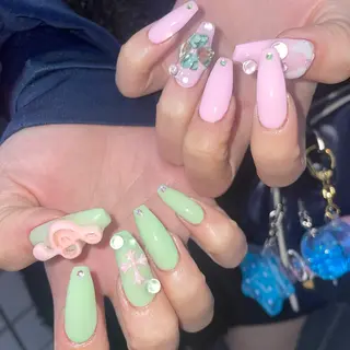 ネイル Nail ヌシん家 AKANEのネイルデザイン