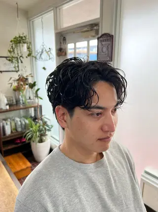 パーマ メンズ TELA HAIR 大網店所属・小松崎 翔太のヘアスタイル