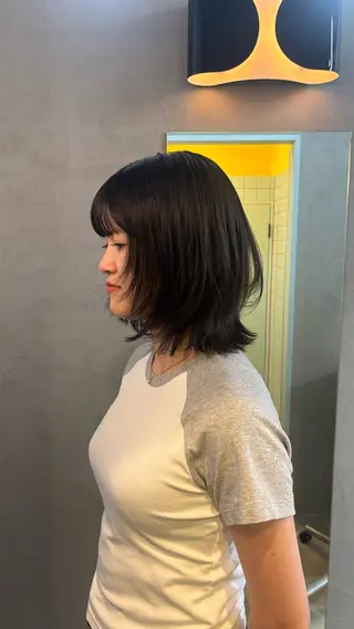 ミディアム 大泊 来寧のヘアスタイル