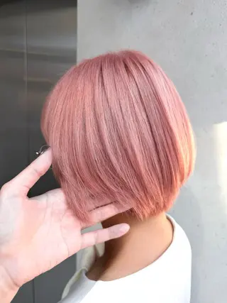 ショート カラー 【azure横浜】 🧸misaki🌸のヘアスタイル