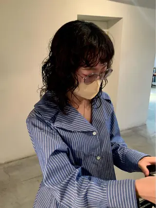 ロング パーマ room3小出 奈央子のヘアスタイル