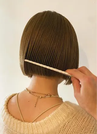 ショート カラー レイヤー/パーマ /ウルフ/nabeのヘアスタイル