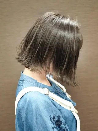 ショート カラー ヘアアレンジ メンズハイトーン メンズバレイヤージュのヘアスタイル