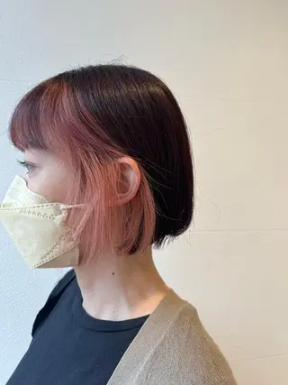 ショート カラー 🪽羽エク/Ash 店長/折目奈央🪽のヘアスタイル