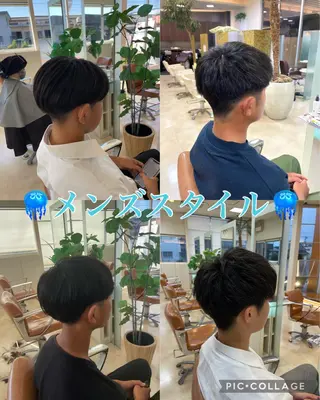 ショート メンズ 大宮｜メンズカット ダブルカラー｜パーマのヘアスタイル