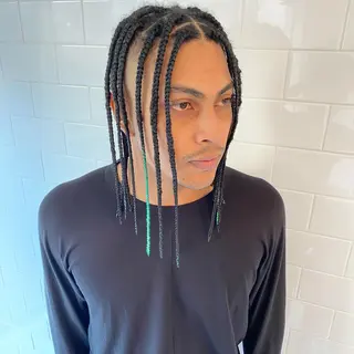 セミロング カラー パーマ ヘアアレンジ メンズ キッズ ネイル マツエク・マツパ 中元 淳のヘアスタイル